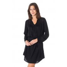 KAPORAL - Robe noire ceinturée Kaporal