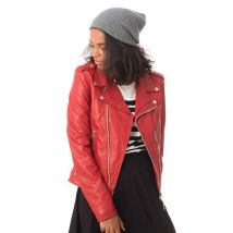 SCHOTT - Perfecto Schott Femme Rouge