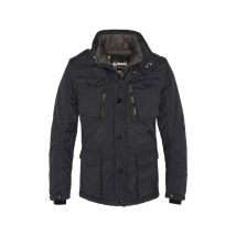 SCHOTT - Manteau textile Schott noir idéal pour l'hiver