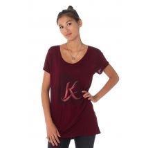 KAPORAL - Tee-shirt femme bordeaux Kaporal