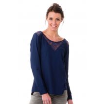 KAPORAL - Chemisier bleu marine avec dentelle kaporal