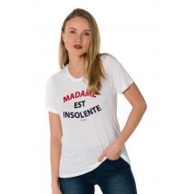 KAPORAL - Tee-shirt Madame est insolente blanc