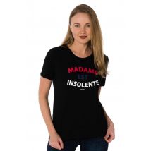 KAPORAL - Tshirt Madame Insolente noir