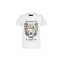 HORSPIST - Tee-shirt homme blanc et or Horspist