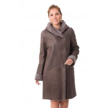29TH OCTOBER - Manteau en mouton retourné violet