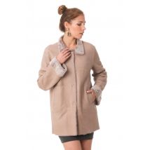 29TH OCTOBER - Manteau en mouton retourné rose