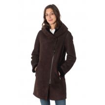 Cazadora mujeres levinsky PIEMONTE SUEDE LAMB DARK BROWN