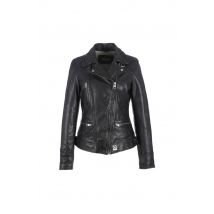 OAKWOOD - Perfecto noir en cuir de mouton