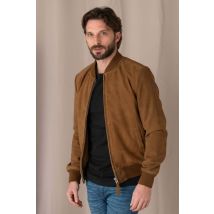 SCHOTT - Bomber en daim Schott