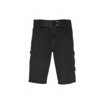 SCHOTT - Pantalones cortos militares negros