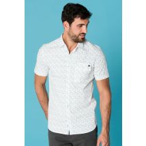 KAPORAL - chemise homme manches courtes blanche rage white