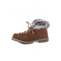 LES TROPEZIENNES PAR M BELARBI - Chaussures fourrure acrylique marron