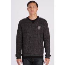 KAPORAL - Pull noir homme en coton