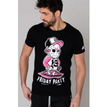 HORSPIST - T-shirt nera da uomo Friday Party