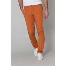 MCS - Chinos de hombre en color naranja oxidado