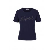 KAPORAL - Tee-shirt bleu marine avec logo perles