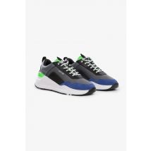 HORSPIST - Sneakers luxe noir vert bleu
