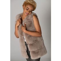 OAKWOOD - Manteau fausse fourrure sans manche