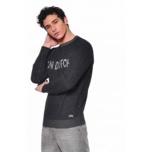 VON DUTCH - Pull col rond noir