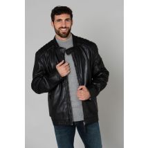 DEERCRAFT - Blouson en cuir grandes tailles