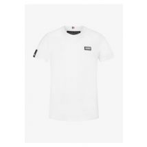 HORSPIST - T-shirt uni blanc avec plaque à la poitrine