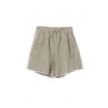 OAKWOOD - Short femme en cuir beige