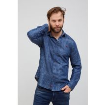 MCS - Chemise à motif bandana bleu