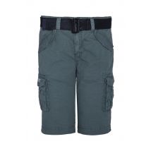 SCHOTT - Short battle bleu vert