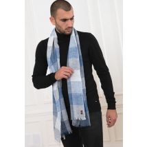 MCS - Sciarpa da uomo blu