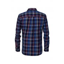 PETROL INDUSTRIES - Camisa de leñador azul y roja