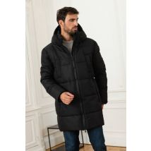 - Longue doudoune avec capuche