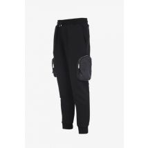HORSPIST - Pantaloni sportivi neri in cotone