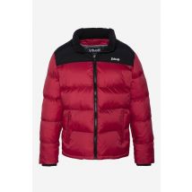 SCHOTT - Doudoune sportswear rouge et noire