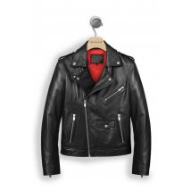 - Veste biker style perfecto en cuir d'agneau