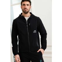 HELVETICA MOUNTAIN PIONEERS - Veste de survêtement noir