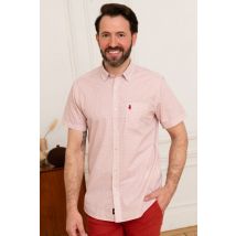 MCS - Camicia a maniche corte a fantasia rossa