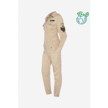 SCHOTT - Combi militaire beige femme