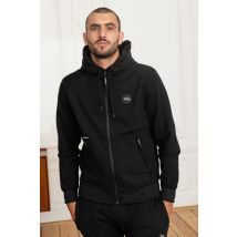 HELVETICA MOUNTAIN PIONEERS - Chaqueta de chándal negra con cremallera
