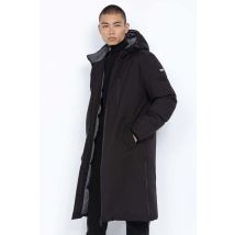 SCHOTT - Longue parka hiver noire