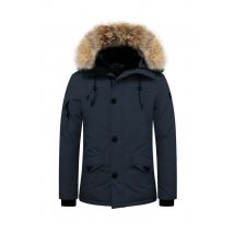 HELVETICA MOUNTAIN PIONEERS - Cappotto da uomo blu navy