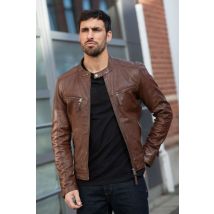 CITYZEN - Chaqueta fina de piel de oveja vegetal