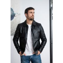 CITYZEN - Blouson col chemise noir pour Homme.