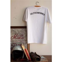 IRON & RESIN - T-shirt blanc Califucknfornia