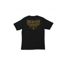 IRON & RESIN - Maglietta nera vintage California
