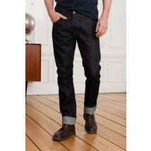 IRON & RESIN - Pantalone in denim blu navy