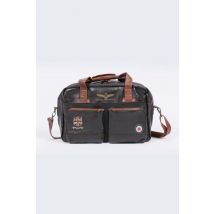 CLASSIC LEGEND MOTORS - Sac de voyage en cuir de mouton marron foncé