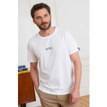 HERO SEVEN - T-Shirt Steve McQueen Imprimé Blanc