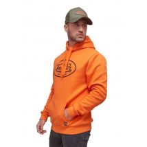 VON DUTCH - Sudadera con capucha naranja para hombre
