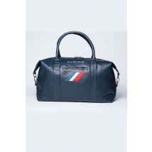 CLASSIC LEGEND MOTORS - Borsone da viaggio 48 ore in pelle blu Alpine Navy