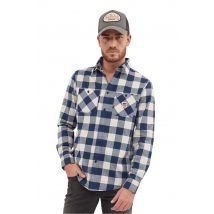 VON DUTCH - Chemise à carreaux bleue et blanche pour homme